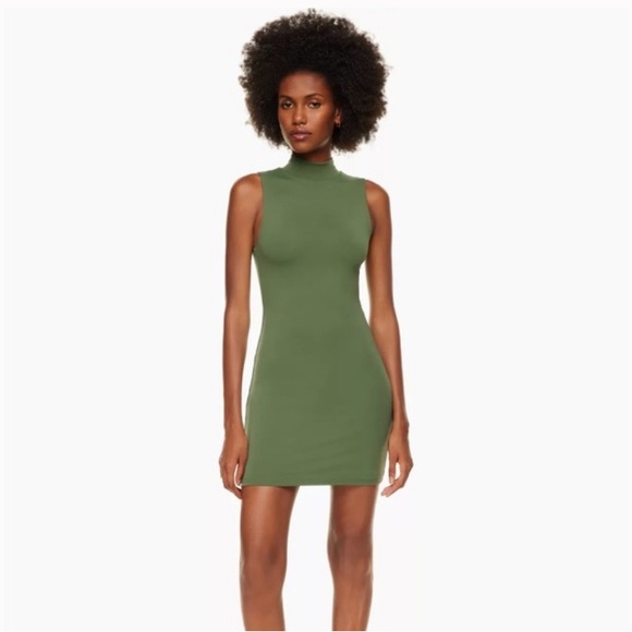 Aritzia Dresses & Skirts - Babaton Aritzia Contour Mockneck Mini Dress Size Medium